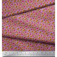 thumbnail image 3 of Soimoi Japan Crepe Satin Fabric Coke & Burger Food Print Sewing Fabric Yard 42 Inch Wide, 3 of 3