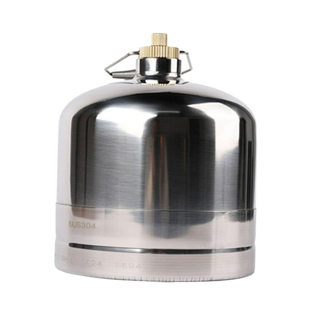 Youkk Bonbonne de Carburant de Camping Vide Rechargeable BBQ Cuisson Extérieur pour Argent 2,2 L