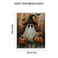 WGOD Vintage Halloween Wall Art, Ghost Wizard Canvas Painting Print