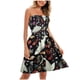 thumbnail image 1 of Vestido de mujer estilo bohemio sin tirantes con banda elástica vestidos sin mangas con estampado floral Fridja  hjkh4145, 1 of 1