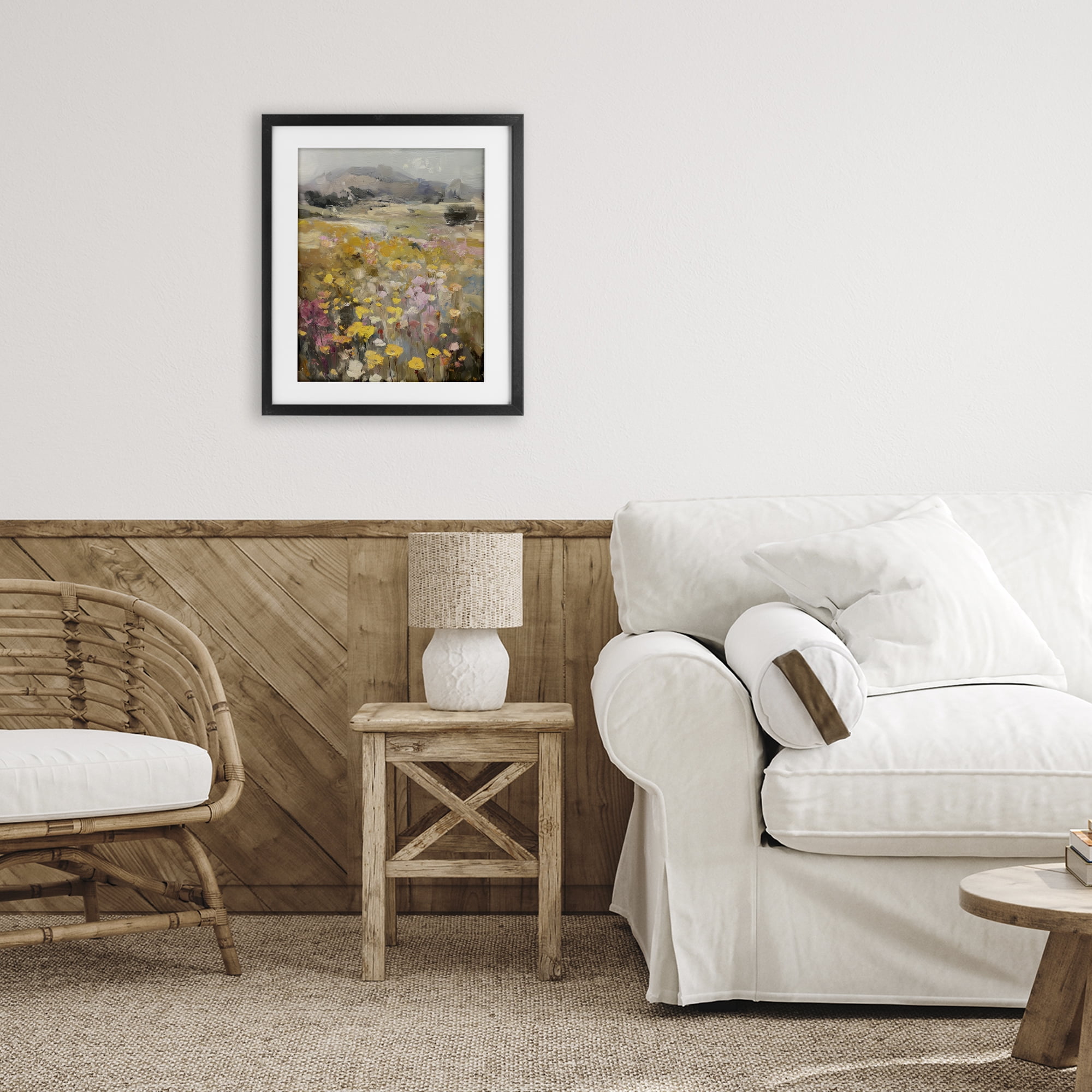 Stupell Industries Meadow's Heartbeat Abstraction Black Framed Print Under Glass, design by Svetlana Aleynikova