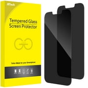 JETech Privacy Screen Protector for iPhone 14 6.1-Inch, Anti Spy Tempered Glass Film, 2-Pack