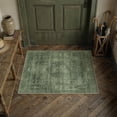 thumbnail image 5 of BERTHMEER 2x3 Washable Area Rug Green Vintage Entryway Carpets Non-Slip Soft Low Pile Traditional Indoor Entrance Small Throw Rug for Bedroom Bathroom, 5 of 5