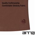 thumbnail image 5 of Arria Sleek Cami Tank Top Slim Fit Nylon Scoop Neck Basic Camisole (Espresso, S), 5 of 7