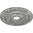 thumbnail image 3 of Ekena Millwork 20"OD x 3 5/8"ID x 1"P Jackson Ceiling Medallion (Fits Canopies up to 5 1/8"), Hand-Painted Ultra Pure White Crackle, 3 of 8