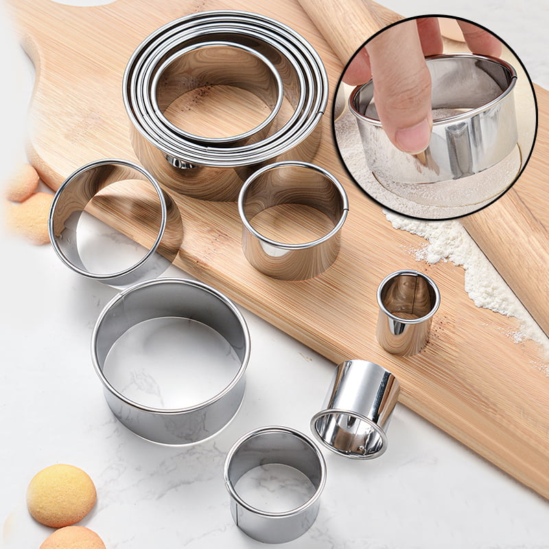 Convenient Bone Shaped Stainless Steel Cookie Cutter Set Pastry Biscuit Mould 