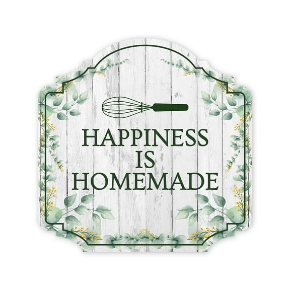 Heritage Plus Happiness is Homemade Wall or Door Sign | Home Entrance Decoration - Small