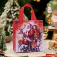 thumbnail image 6 of Luxcidy Christmas Gift Bags, Red Gift Bags, 9.06 x 7.08 x 3.93 inch Christmas Kraft Gift Bags, Kraft Paper Shopping Bags with Handles, for Birthday, Wedding, Party, Xmas (B), 6 of 6