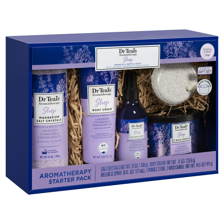 Dr Teal's Aromatherapy Sleep Sampler Set, 5 Pieces - Walmart.com
