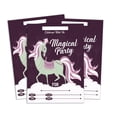 thumbnail image 1 of Darling Souvenir Purple Birthday Invitation Card Printable Fill or Write In Blank Invites Party Supplies Pack Of 28 5 x 7 Inches, 1 of 5