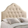 thumbnail image 2 of Hawthorne Collection Queen Tufted Panel Headboard in Beige, 2 of 3