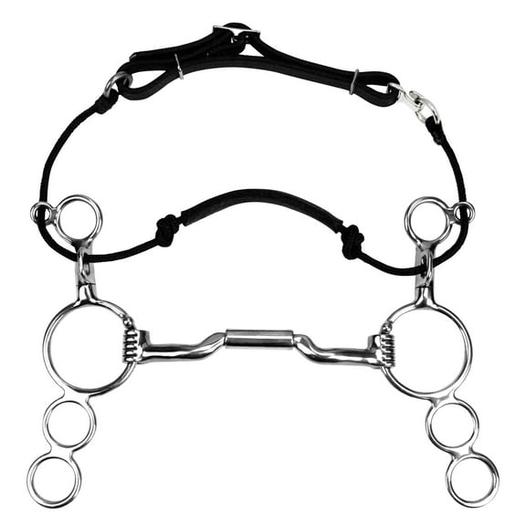 Myler MB 06 Combination Bit: Sweet Iron, Low Port, & Copper Inlay