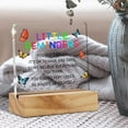 thumbnail image 5 of Inspirational Gifts for Women Friends Cheep Up Gift, Little Reminders Desk Decor Encouragement Acrylic Desk Plaque Sign with Wood Stand Home Office Desk Sign Keepsake, 5 of 6