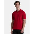 thumbnail image 4 of George Men's & Big Men's Active Fit 2-Pack Pique Polo Shirt, Sizes XS-3XL, 4 of 7