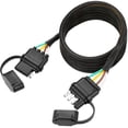 thumbnail image 1 of Extensión de cable para remolque Tecreddy, 12 m, 4 pines, 18 AWG, con cubierta antipolvo, 1 of 7