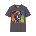 thumbnail image 2 of Boxer Glasses Pop Art2 Unisex Softstyle T-Shirt, 2 of 11