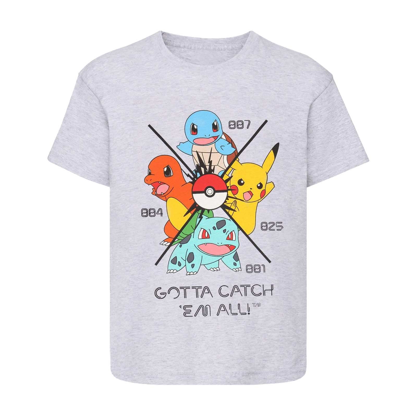 CATCH A POKEMON PERSONALISED CHILDS T-SHIRT 