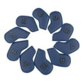 thumbnail image 1 of 10 fundas de hierro de golf Zulema protector úmero en ambos lados bordado Azul oscuro, 1 of 8