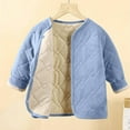 thumbnail image 3 of Ugoldhm Girls Quilted Cotton Jacket, Lightweight Oversized Button Down Coat, Soft & Warm, Sizes 4-16, 3 of 6