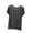 Dark Gray, variant on Women's Sleepwear Tops Printed Short Sleeve Crew Neck Loose Fit Casual Summer Pajama Top