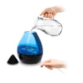 thumbnail image 5 of Crane USA Top Fill Drop 1 Gallon Ultrasonic Cool Mist Humidifier with 24 Hour Run Time Black & Blue, 5 of 12