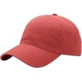 thumbnail image 1 of Plain Washed Baseball Cap - Retro Adjustable Cotton Hat, Vintage Structured Golf Dad Cap for Men Women, 1 of 6