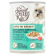 Special Kitty Whitefish & Tuna Flavor Gravy Wet Cat Food, 13 oz.