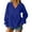 Blue, variant on Women Fall Clothes Long Sleeve V Neck Solid Color Womens Tops Shirts Blouse Pullovers Sweatshirt for Fall Winter Season My Items