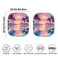 thumbnail image 4 of KUIFORTI Palm Tree Windshield Sun Shade Foldable Car Shades for Front Windows, Reusable Automotive Windshield Sunshades for Car SUV Truck Sedan, Easy to Use, 4 of 5