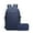 Navy, variant on Varietyathletics 19" Laptop Backpack and Organizer Case Set USB Headset Port Anti-Theft Waterproof Travel Work School College