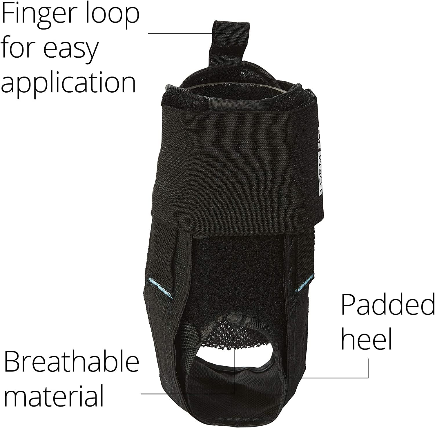 Ossur FormFit Ankle Brace with Speedlace & Figure 8 Straps | Single Pull Closure & Removable Semi-Rigid Stays | Ankle Immobilization Post Injury or Prophylactic Use | Durable Material | (X-Large)