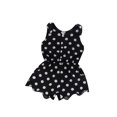 thumbnail image 2 of Kmbangi Girls Overalls Printed Pattern Round Collar Sleeveless One-piece, 2 of 9
