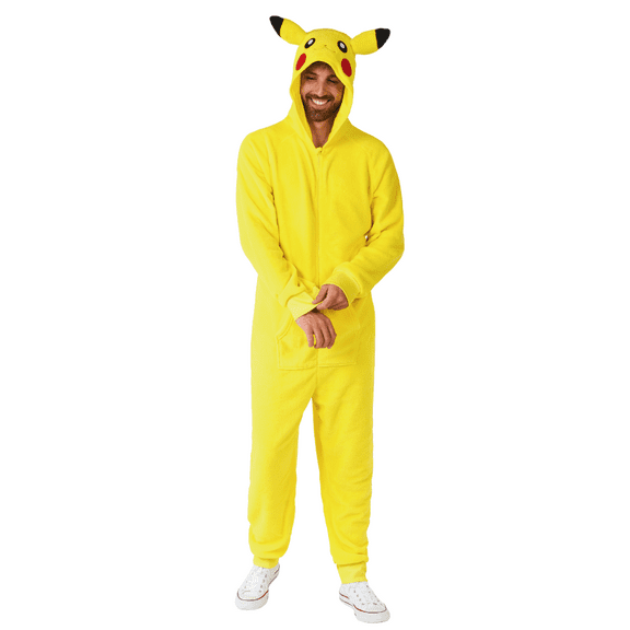Disfraz mameluco Pikachu Pokémon para adulto fiesta halloween