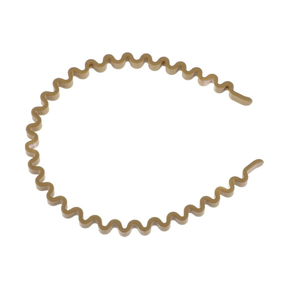 Unique Bargains 1 Pc Classic Elegant Frosted Headband for Women for Girls 5.51"x4.72" Brown
