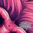 thumbnail image 3 of Pink Monkey Gorilla Translucent Chiffon Yarn Silk Scarf - Lightweight and Breathable - 180*73 Size - Head Wrap for Women and Hair - Elegant Fashion Accessory, 3 of 6