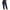 Blue, variant on Efsteb Womens Casual Pants Elastic Waist Cotton Linen Capris Pants Solid Color Straight Leg Cropped Pocket Trousers (Gray,L)