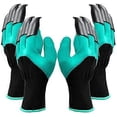 thumbnail image 1 of 2 Pairs Waterproof Gardening Gloves with Claws - for Digging and Planting for Men and Women, 1 of 4