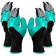 thumbnail image 1 of 2 Pairs Waterproof Gardening Gloves with Claws - for Digging and Planting for Men and Women, 1 of 4