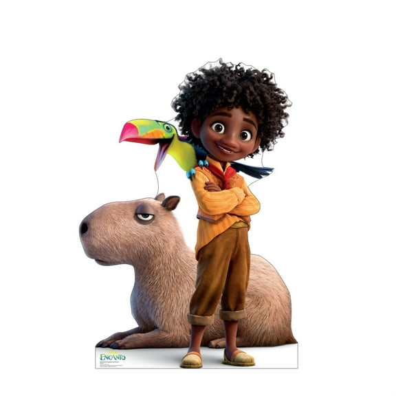 Cardboard People Antonio Capybara and Toucan Life Size Cardboard Cutout Standup - Disneys Encanto (2021 Film)