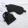 thumbnail image 1 of Silk Sleep Mask Eye Mask Shading Blindfold Travel Night Mask Portable, 1 of 4