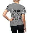 thumbnail image 4 of I am the SOULution Women's Cut & Sew Tee (gray), 4 of 4