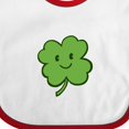 thumbnail image 4 of Inktastic Cutest Clover in the Patch Boys or Girls Baby Bib, 4 of 4