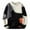 Black, variant on successthop Cable Knit Sweaters Men Plus Size Long Sleeve Clothes Chunky Crewneck Casual Pullover Color Block Tops