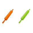 thumbnail image 1 of (Lot de 2) Rinsvye Rouleau en Silicone Rouleau à Pâte Rouleau en Caoutchouc Sans Poignées Rouleau pour Pizza Biscuit avec Poignée en Bois Surface Antiadhésive Rouleaux à Pâtisserie Antiadhésif Pâte Biscuit Rouleau à Pizza Baki, 1 of 4