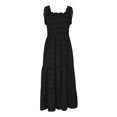 thumbnail image 3 of DailyTrove Women's Asymmetric Hem Maxi Dress-Sleeveless-Fit & Flare-Rayon-for Beach Vacation/Summer Party-Flowy Asymmetric, 3 of 4