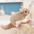 thumbnail image 6 of Creative Adorable Super Cute Simulated Chinchilla Plush Toy Stuffed Animal, No Label Design High-Density Soft Plush For Kids’ Comfort And Safety, Perfect Holiday Birthday, 6 of 7