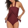 thumbnail image 4 of Viikei Women's One Piece Printing Bathing Suit Swimwear Plus Size, 4 of 7
