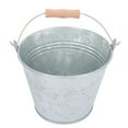 thumbnail image 6 of Hongchegh Rustic Metal Flower Buckets with Wooden Handles - Set of 2, 6 of 10