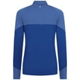 thumbnail image 3 of Women's Levelwear Royal Texas Rangers Classic Stripes Insignia 2.0 Raglan Quarter-Zip Top, 3 of 3