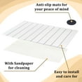 thumbnail image 4 of 1pc Stone Dish Drying Mat for Kitchen White Quick Dry Absorbent Collapsible Stone Drying Mats 23.22"x15.27" Diatomaceous Earth Mat with Non-Slip Mat and Sandpaper for Dishes Bottles Cups White, 4 of 5